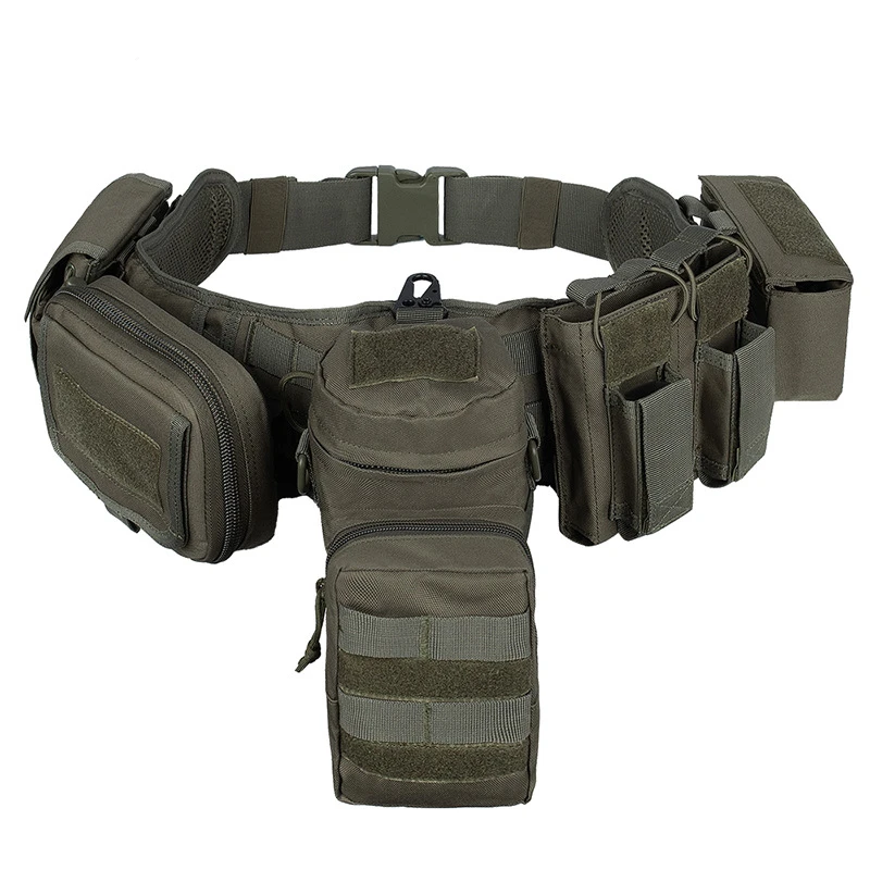 Outdoor Camouflage Multi-functional Five-piece Tactical Waist Wrap Combination Belt Accessories Bag Fanny Pack Sunwear Bag