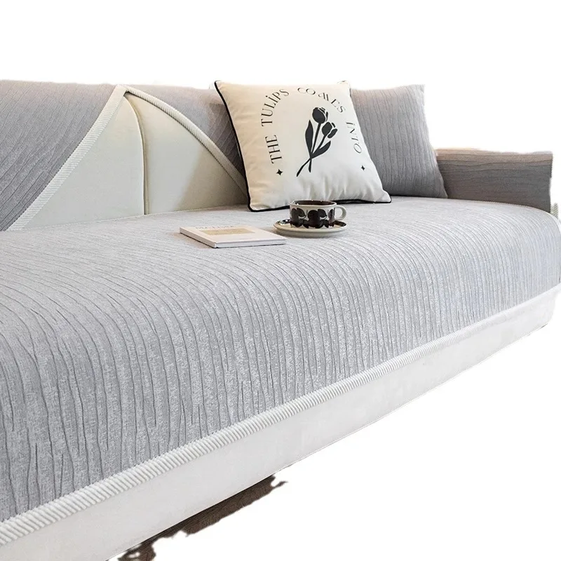 Sofa Cushion All Seasons Universal 2026 New Entry Luxury Non-Slip High-Level Leather Sofa Cover Cover Cloth