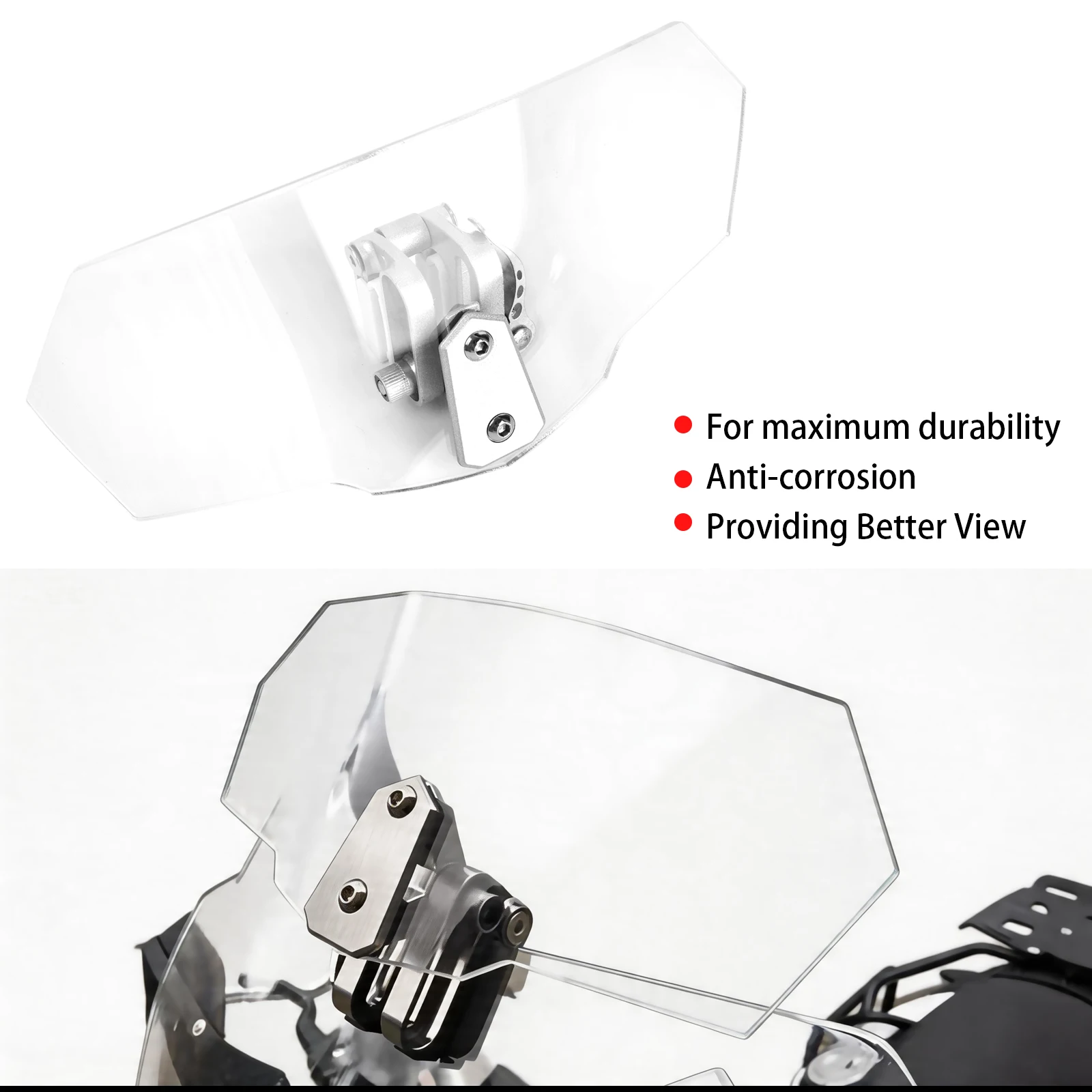 

Motorcycle Windshield Adjuster Bracket For Honda Forza350 Forza125 NSS350 2021-2025 Aluminum Alloy Reinforced Cover