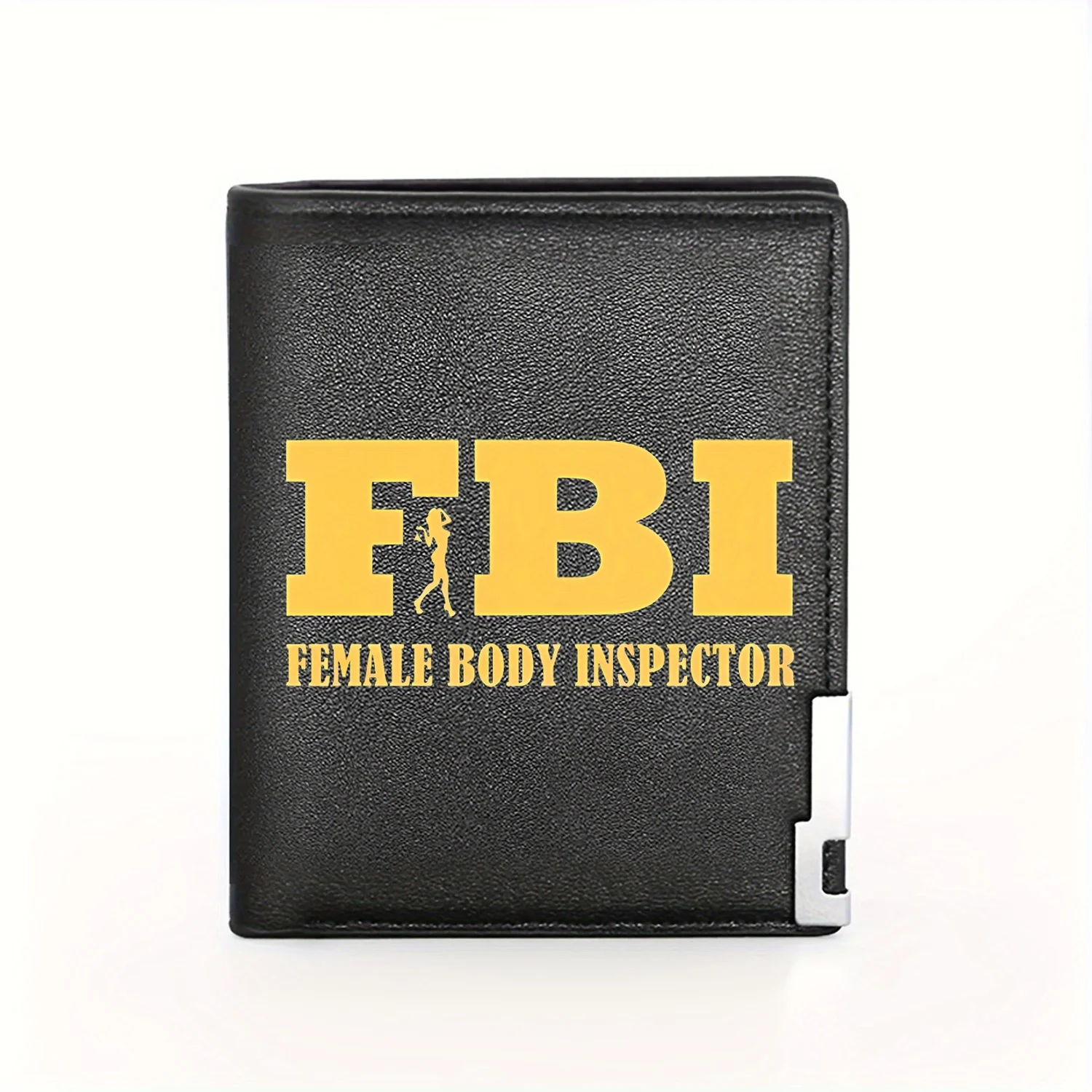 

FBI, инспектор женского тела, деловой мужской повседневный элегантный простой практичный качественный кошелек, стильный принт, графический креативный Христос