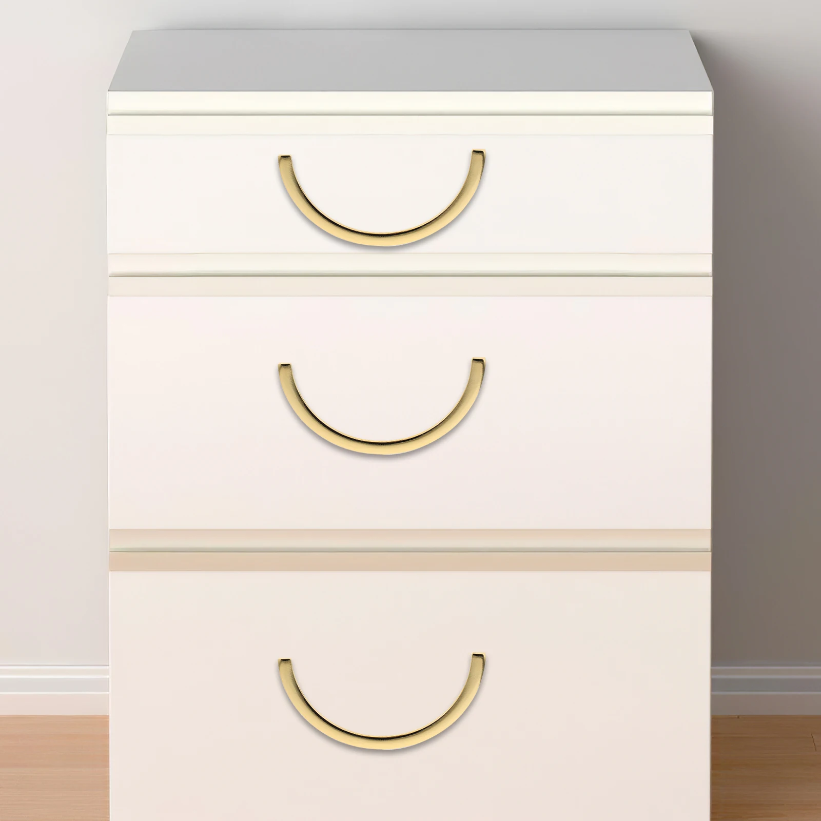 

1Set Modern Semi Circle Aluminum Alloy Cabinet Pulls for Kitchen Bathroom Drawer Handles Dresser Wardrobe Cupboard Doors