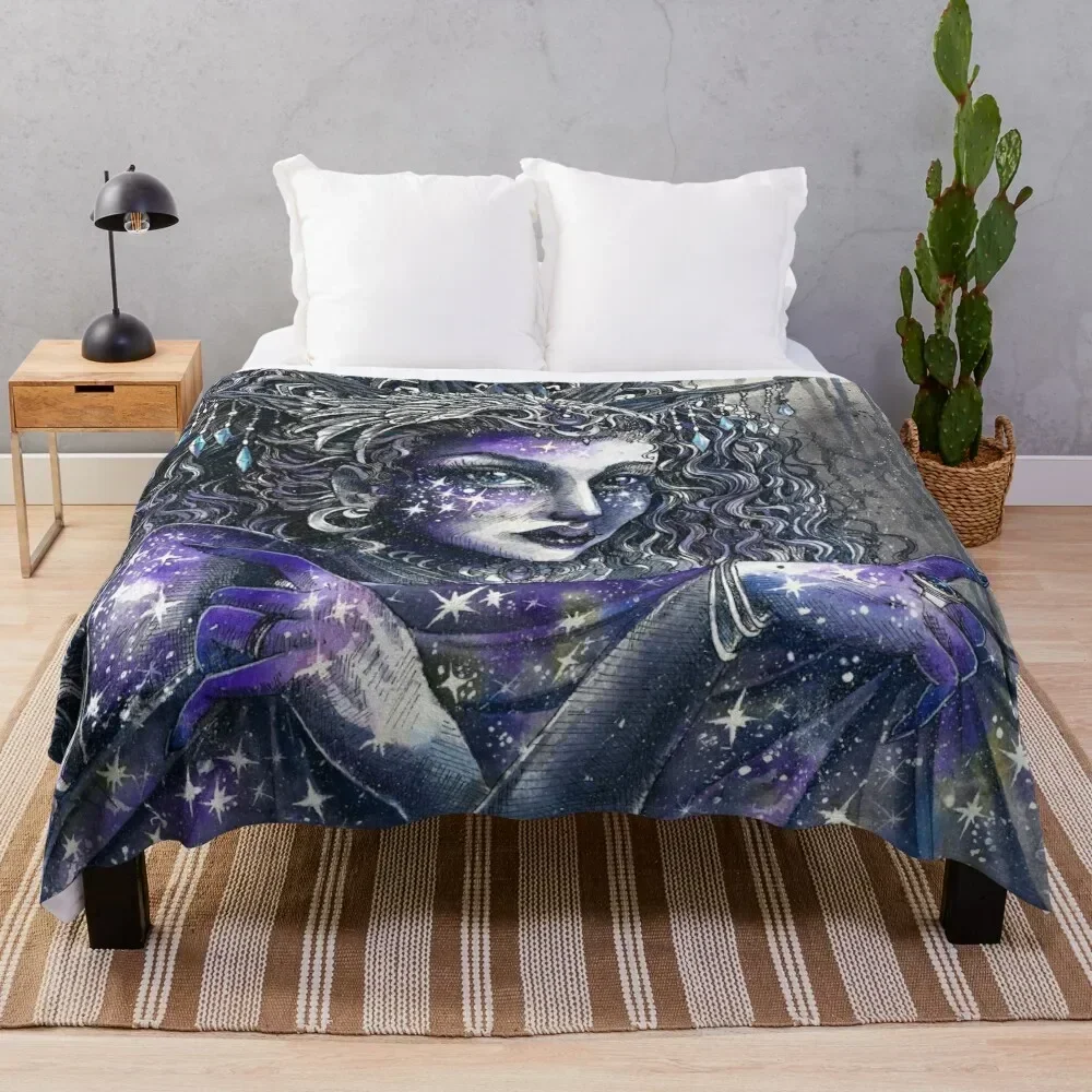 

Goddess Nyx Throw Blanket Cozy Warm Blanket for Bed Room Decor