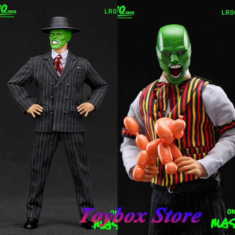 BROTOYS LR009 1/12 The Mask Green Head Sculpt Movable Action Figure Comedian Movie Mask Hero Original Mini 6