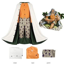 Anime Silvers Rayleigh Cosplay White And Yellow Suit Party Carnival Uniform Halloween Costume