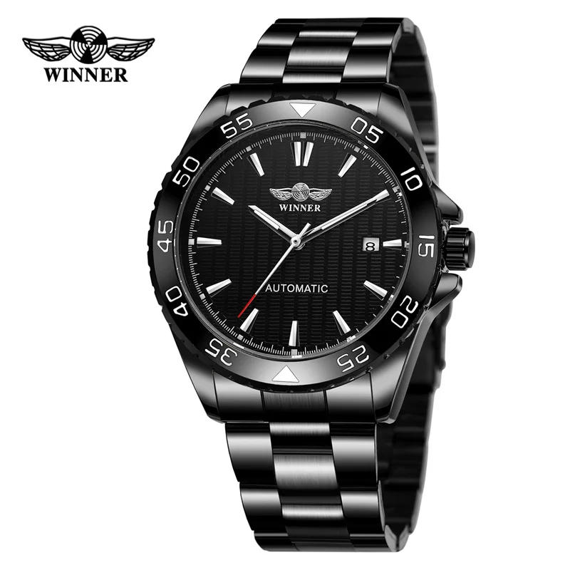 

Forsining Top Brand Date Display Men's Watches 30m Waterproof Classic Watch Stainless Steel Strap WristWatch Clock