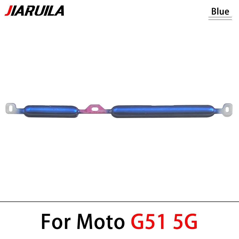 Side Volume Button + Power on / OFF Button Key Replacement Part For Moto G71 G60S G60 G41 G51 5G G Pure view 4