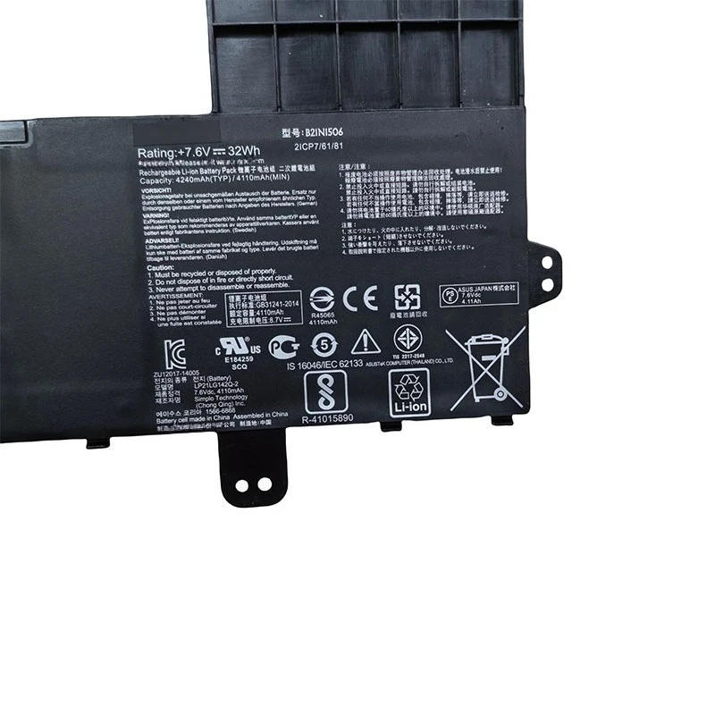 B21N1506 7.6V 32Wh Replacement Laptop Battery for Asus EeeBook E502M E502SA E502MA VivoBook E502NA E502S E502N/NA/NY