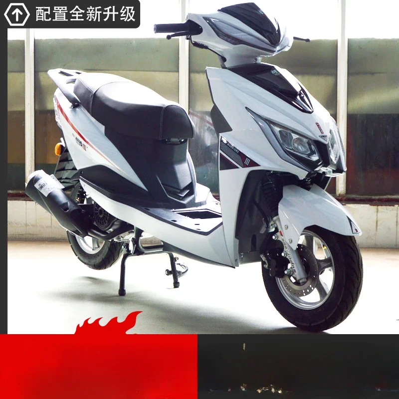 New 125c Scooter Motorcycle, New National IV Electronic Injection Fuel saving Wolf Fuel Powered Vehicle, Complete Vehicle