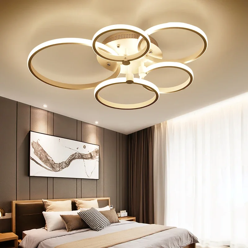 Nordic Led Bedroom Light Personality Creative Room Light Modern Simple Living Room Ceiling Light Warm Romantic Restaurant Lights