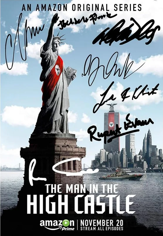 MAN IN THE HIGH CASTLE CAST SIGNED TV SHOW SEASON, Art Film Print Silk Poster, for Your Home Wall Decor