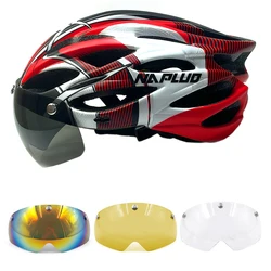 Bicicleta ultraleve LED capacete para homens e mulheres, ciclismo de estrada, MTB, montanha, visado, Casco, acessórios, L54, 62cm