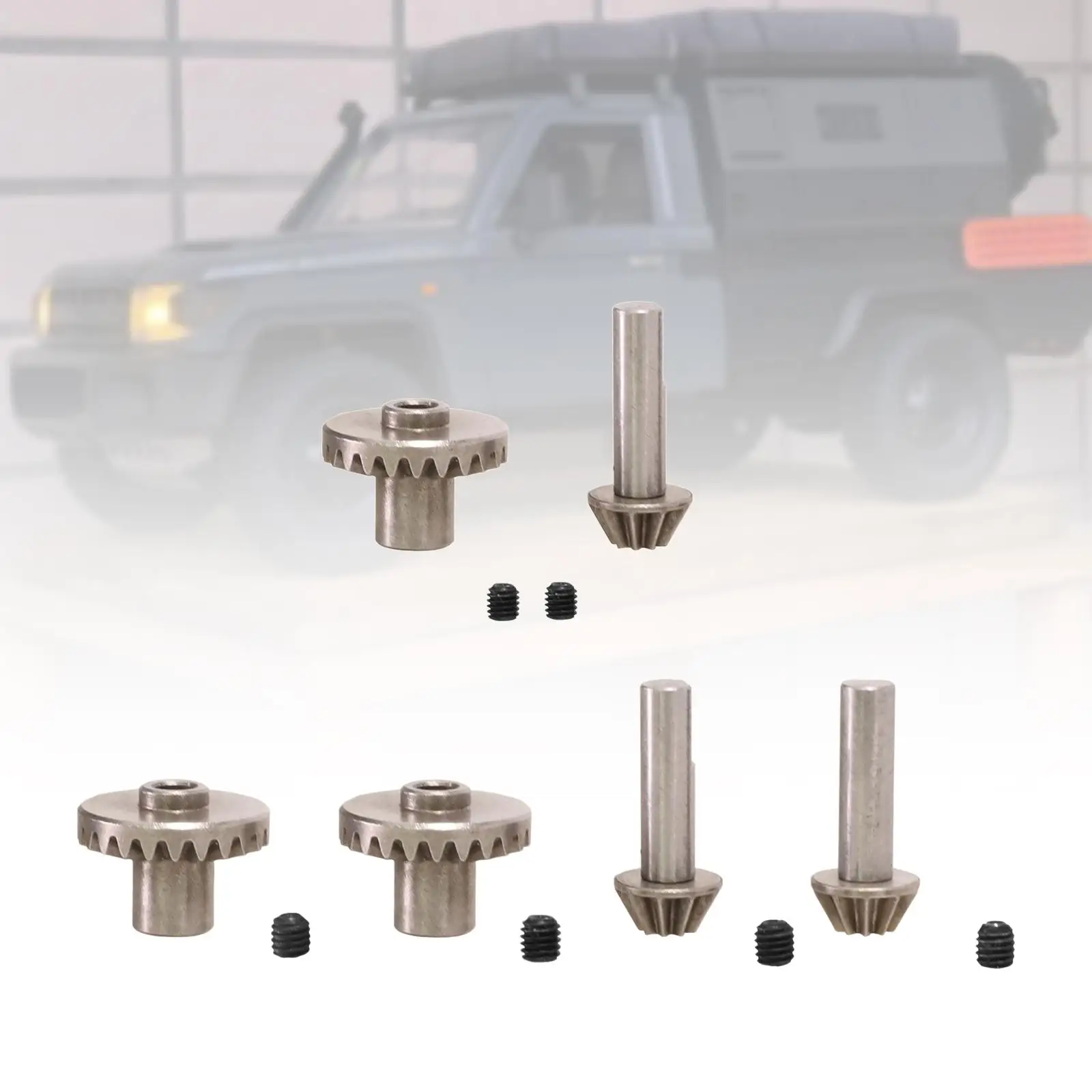 

Metal Bridge Gear Set Drive Shaft Gear Easy to Use High Performance Replacement RC Car Parts for 1/12 MN78 MN98V2 MN99sv2 MN82