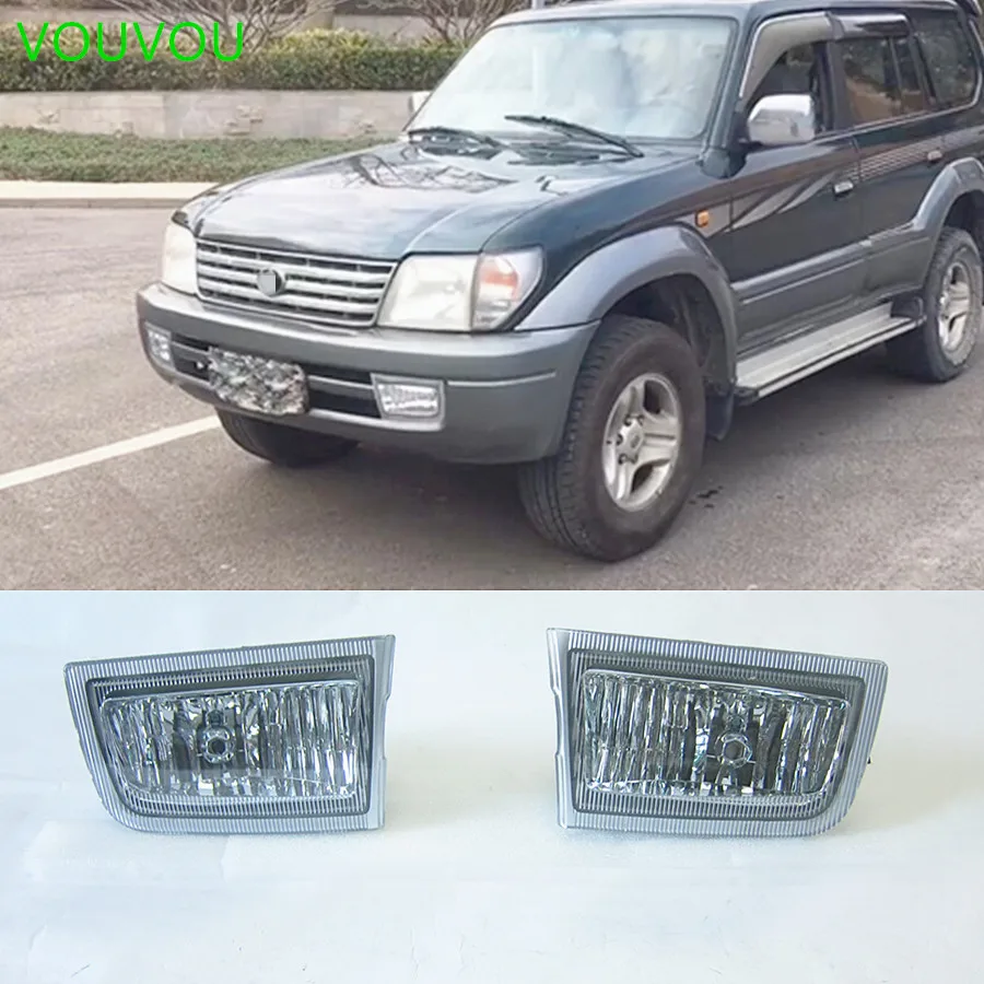 car accessories 81221-60060 body front bumper fog lamp for Toyota Land Cruiser LC90 3400 RZJ95 RZJ90 VZJ95 KZJ95 1996 to 2002