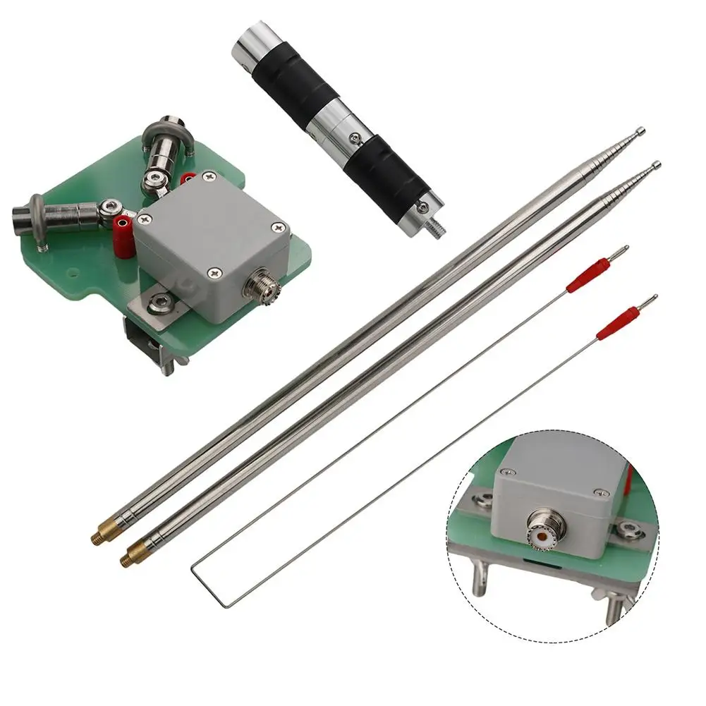 1 Set DP200 Roestvrij Staal Draagbare Dipool Antenne 120 W FM CW SSB Kortegolf Positieve V Horizontale/dipole/breedband Antenne