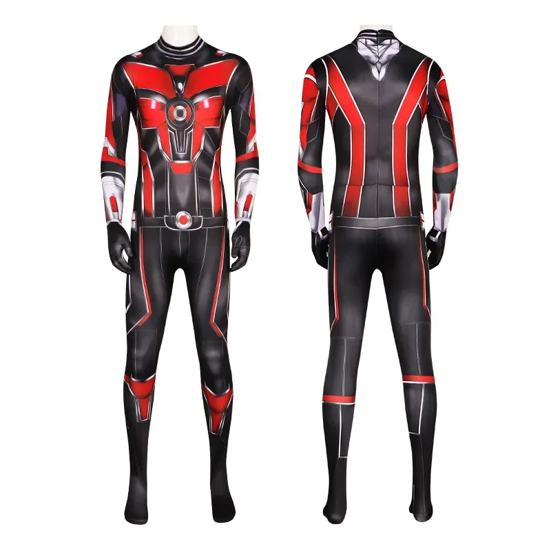 Mierenman Cosplay Kostuum Volwassen Wesp Kostuum Quantumania Kostuum Jumpsuit Mannen Antman Zentai Bodysuit