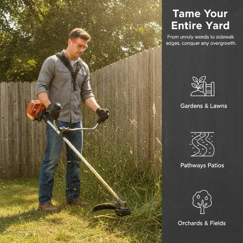 Steel Wire Weed Trimmer Head Easy to Replace Twisted Wires Widely Used for Patio Yard Weed Trimming Work