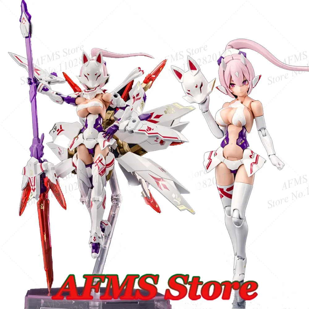 

Original 1/12 Scale Mobile Suit Girl ASRA White NINE-TAILS Machine Girl Ninja Dolls 14Cm Anime Assembly Action Figure Soldier