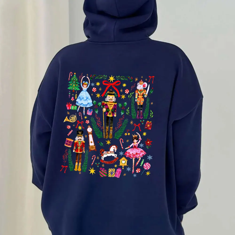 خمر كسارة البندق البلوز عطلة حزب سترة عيد الميلاد سترة كسارة البندق الباليه مضحك عيد الميلاد هوديي عيد الميلاد المحملة المرأة