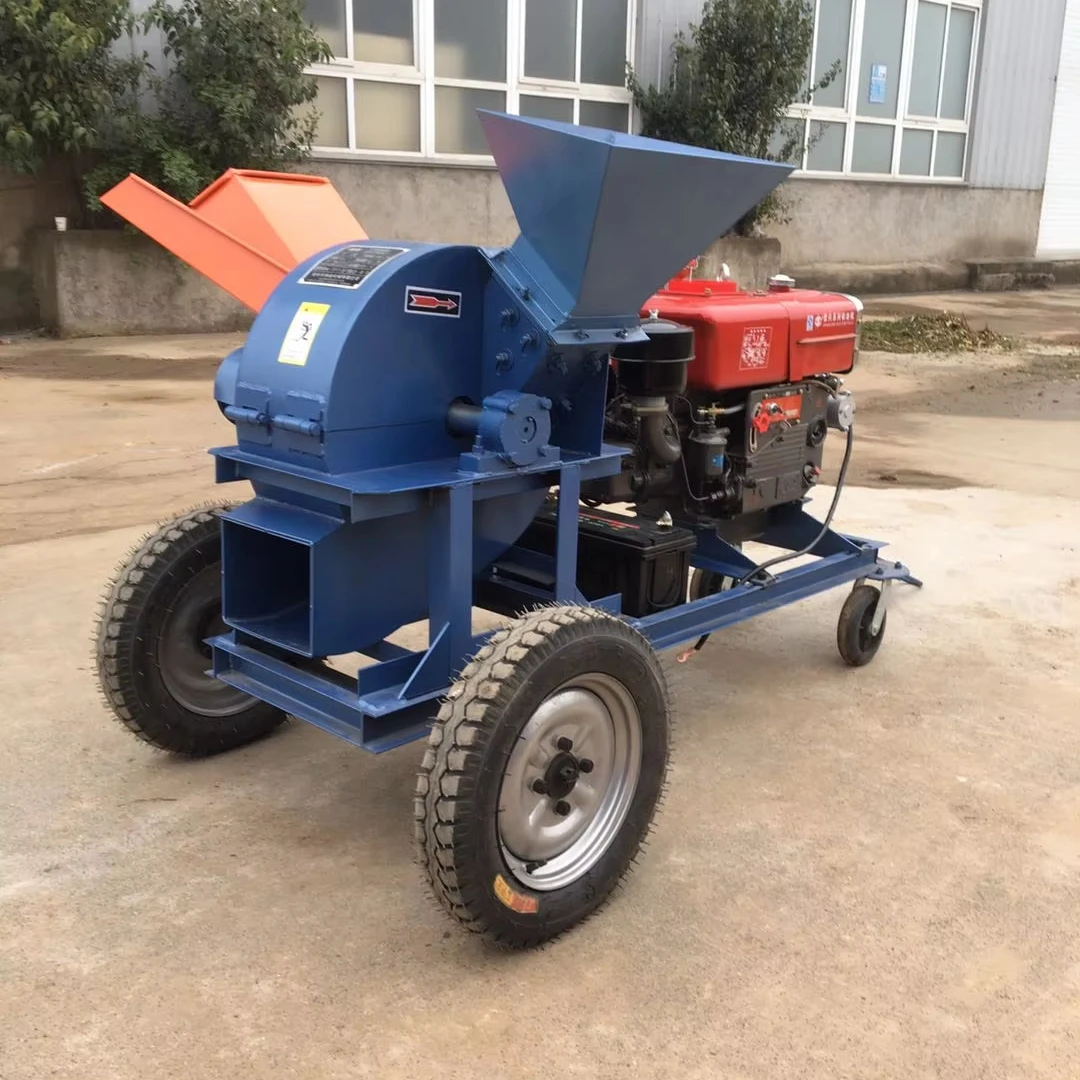 

MFJ-420 Powered Wood Pulverizer Factory Price Feed Wood Crusher for Logs Branches Power Plants & Biomass Energy