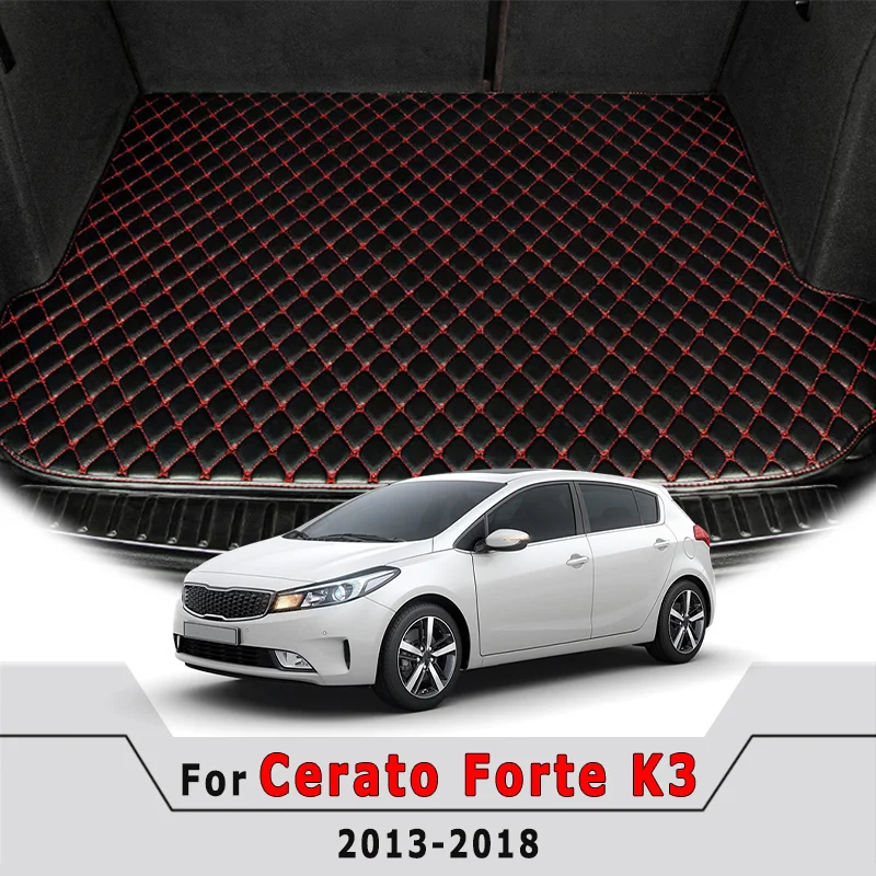 Maty bagażnika samochodowego do Kia Cerato Forte K3 2018 2017 2016 2015 2014 2013 Cargo Liner Auto Interior Akcesoria Wymiana Dywanik Pokrowiec