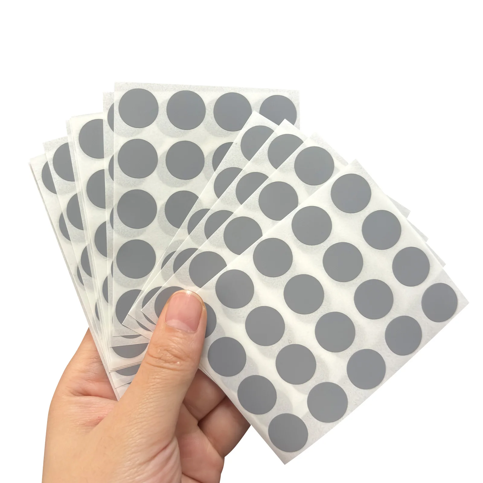 Scratch Off Sticker 14*14mm Round Gray 1000pcs Scratch Label DIY Make Your Own Lottery Ticket Games Scratch off
