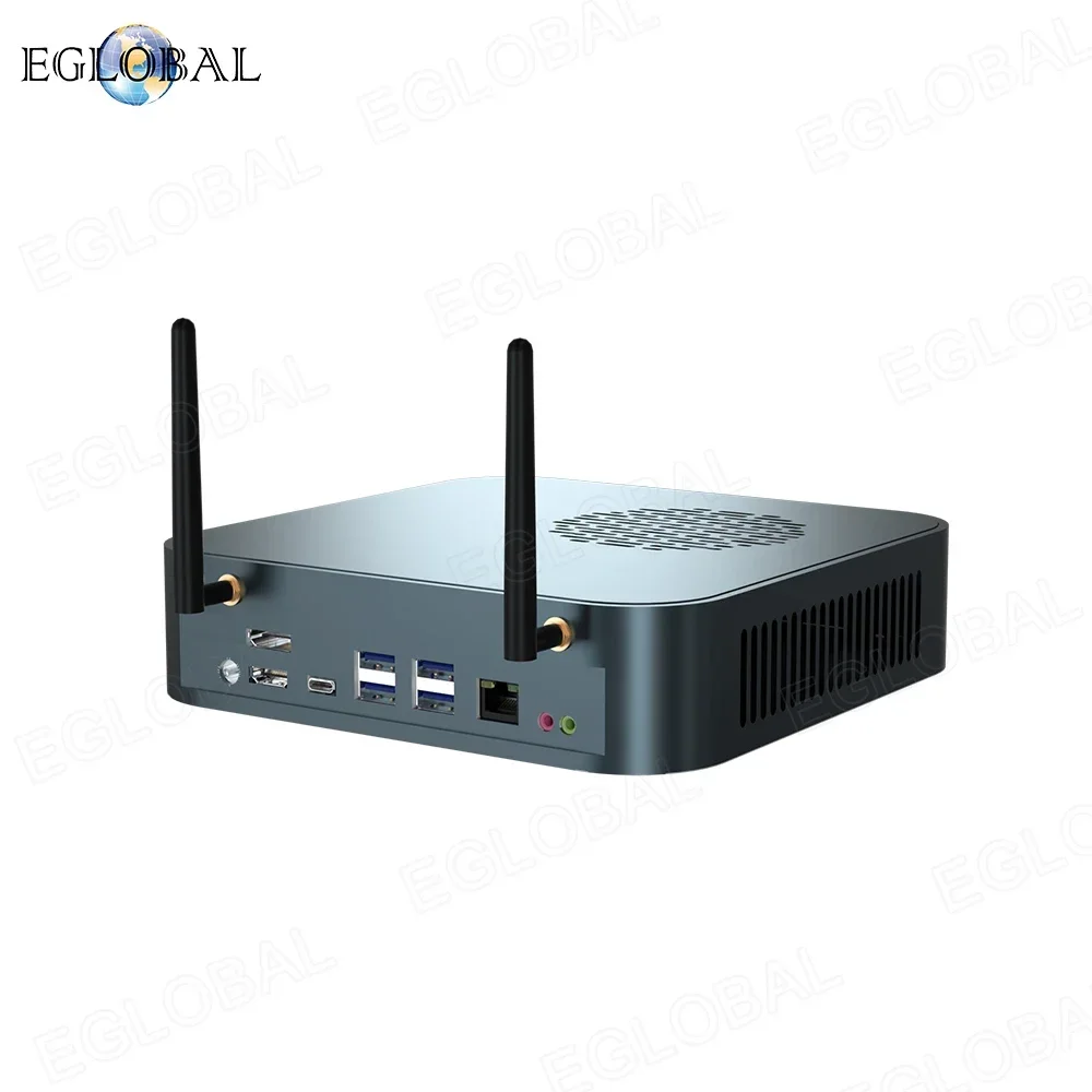 EGLOBAL 4800H AMD PC M.2NVME SSD Support Win11 Gaming Pc TPM 2.0 Radeon Graphics 7 Core Mini PC AC Wifi