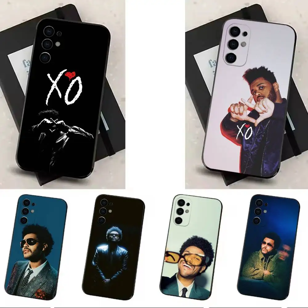 

Singer The W-Weeknd XO phone Case For Samsung S25,24,21,22,23,30,Ultra,20,Plus,Fe,Lite,Note Black Soft Cover