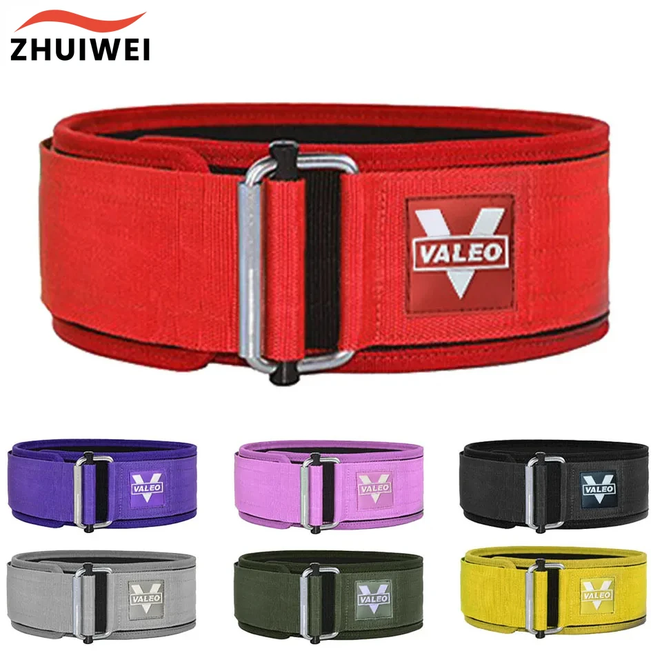 

Quick Locking Weightlifting Belt Adjustable Nylon Gym Workout Belts for Men and Women Deadlifting Squatting Lifting Back Support