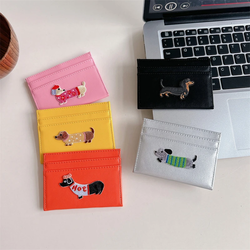 bonito-dachund-cao-design-fino-carteira-titular-do-cartao-de-identificacao-textura-de-couro-caso-de-cartao-feminino-clipe-de-cartao-sli-cact-bolsa