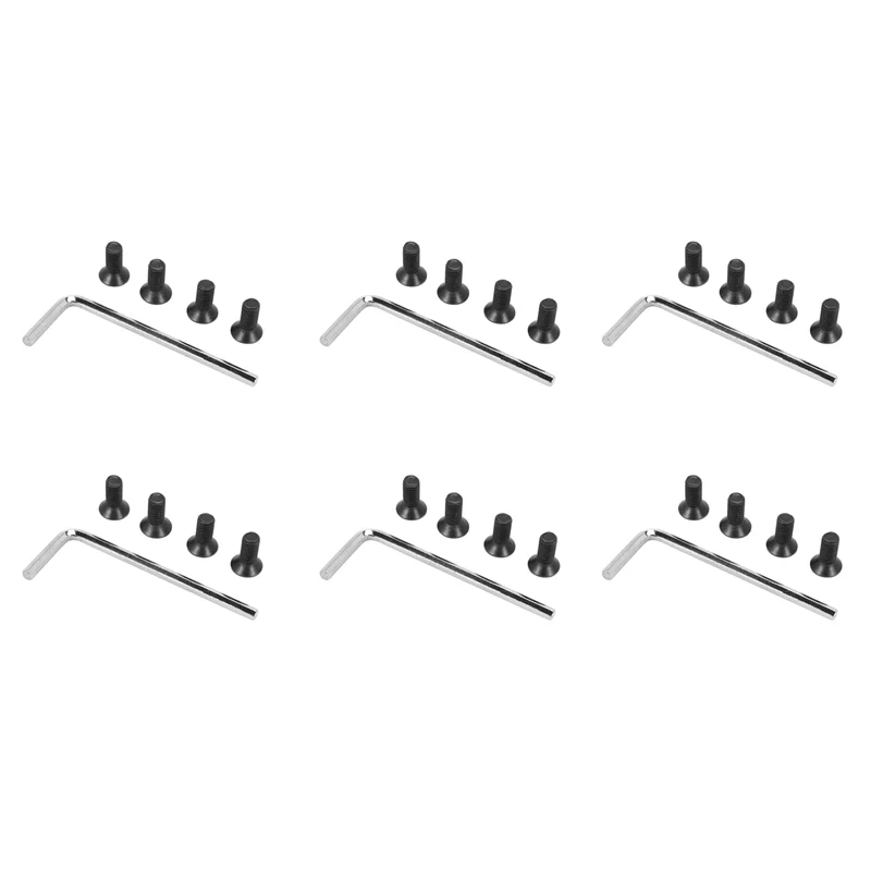 

A48P-24Pcs Scooter Handlebar Front Fork Tube Screws With Hexagon Handle Replacement Parts Kits For Xiaomi M365 Ninebot Es2