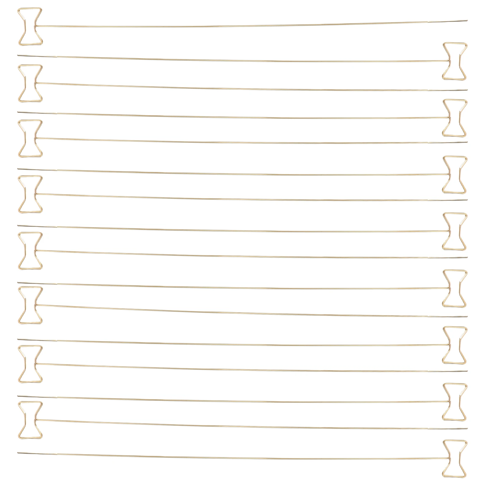 

50pcs Floral Blessing Card Holder Metallic Gold Fine Line Creative Bow Secure Message Centerpieces Bouquet Place Cards Table