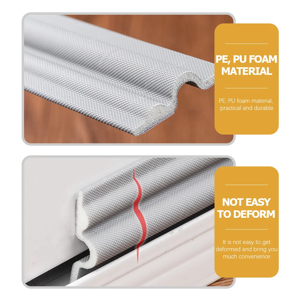 شريط عازل رغوي لتجريد الطقس للباب، ختم ذاتي اللصق، عازل حراري متين عالي الجودة، سهل القطع للنوافذ