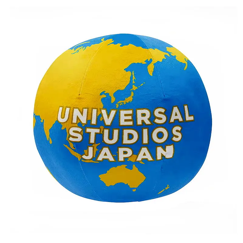 

Universal Studios Japan Round Earth Plush Pillow - Ultra Soft Nap Cushion & Sofa Decor Travel Souvenir
