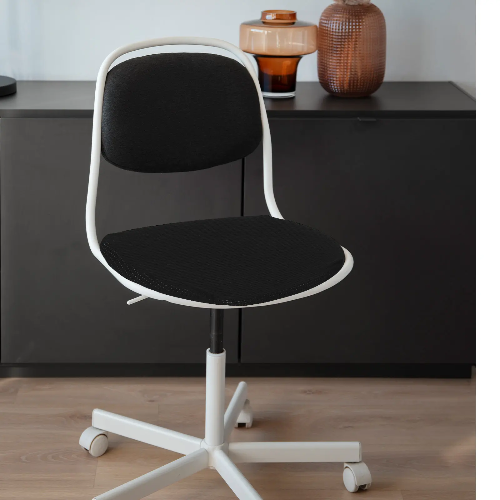 

2 шт. эластичных чехлов для офисных кресел, съемные моющиеся накидки на сиденья для дома, офиса, игрового кресла