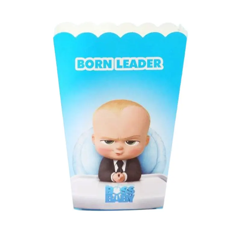 Blaues Little Executive Baby B-BOSSED Duschparty-Dekorationsset mit Einwegteller, Bechern, Servietten, Banner und Ballons für Geburtstagsfeiern – Detail 23