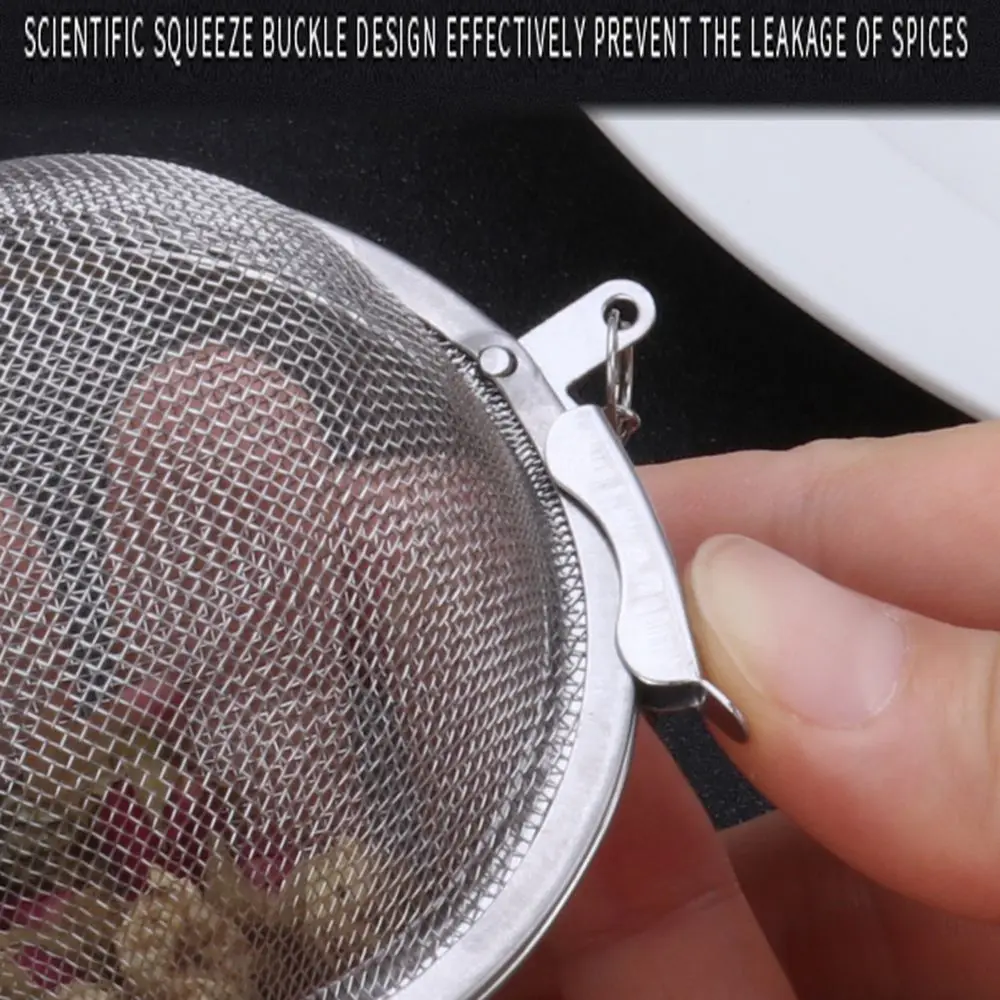 1 PCS Multi-functional Tea Infuser High Quality 304 Stainless Steel Tea Strainer Filters Safe Durable Seasoning Ball