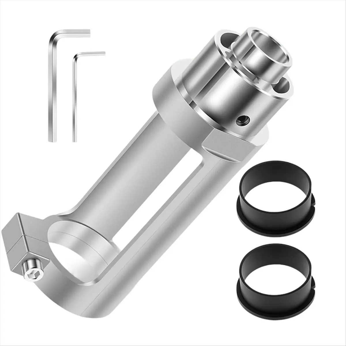 DT35BG Square Hole Drill Bit Adapter with Drill Bits, Mortising Attachment, Aluminum Hole Drill Mounting Bracket, Drill Fixing