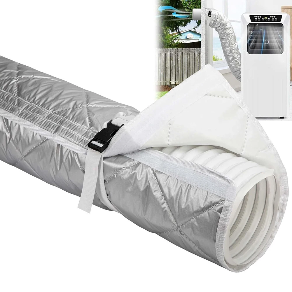 

Защита от тепловой волны 58,7 дюйма * 23 дюйма 150*58 см Изолированная крышка шланга Шланг для кондиционирования воздуха Энергосберегающая изоляция