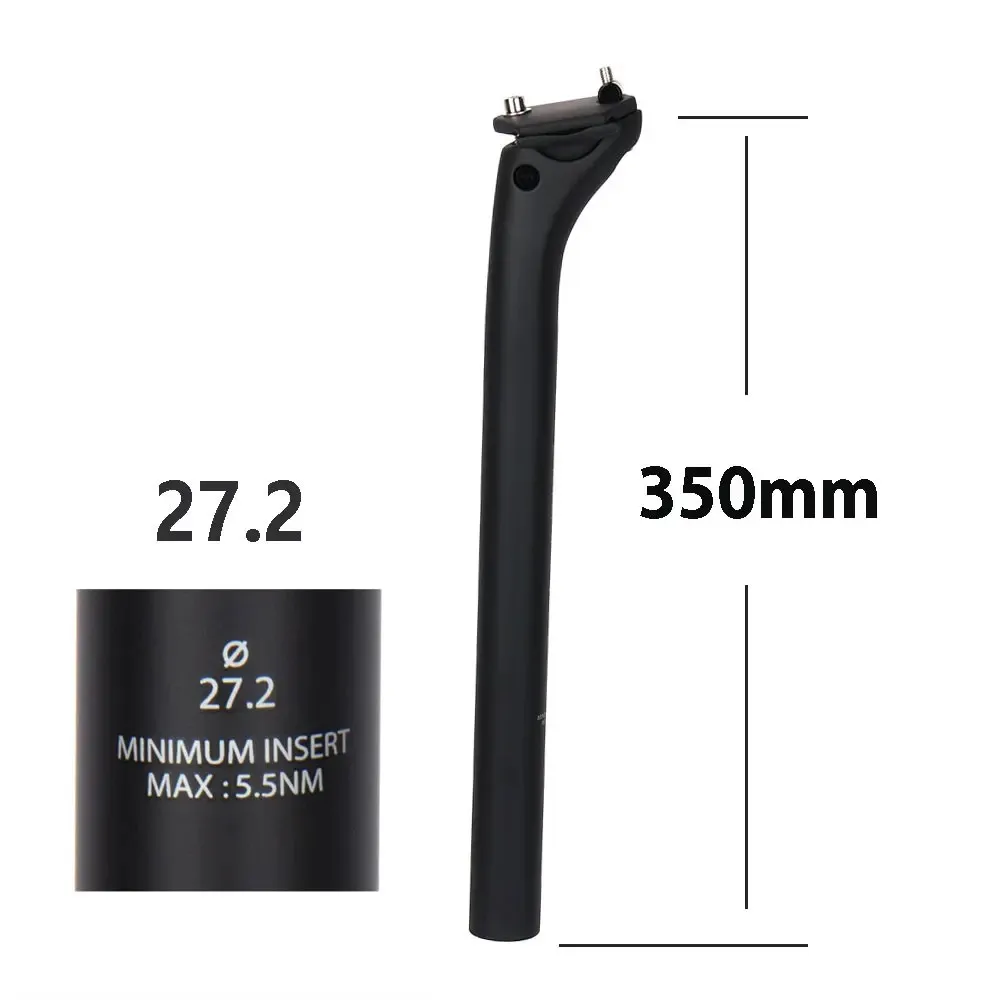 ELITAONE MTB Carbon Seat Post Offset 20mm 25.4 27.2 30.9 31.6mm Mountain/Road Bike Seatpost 350-450mm Light 150g image 3