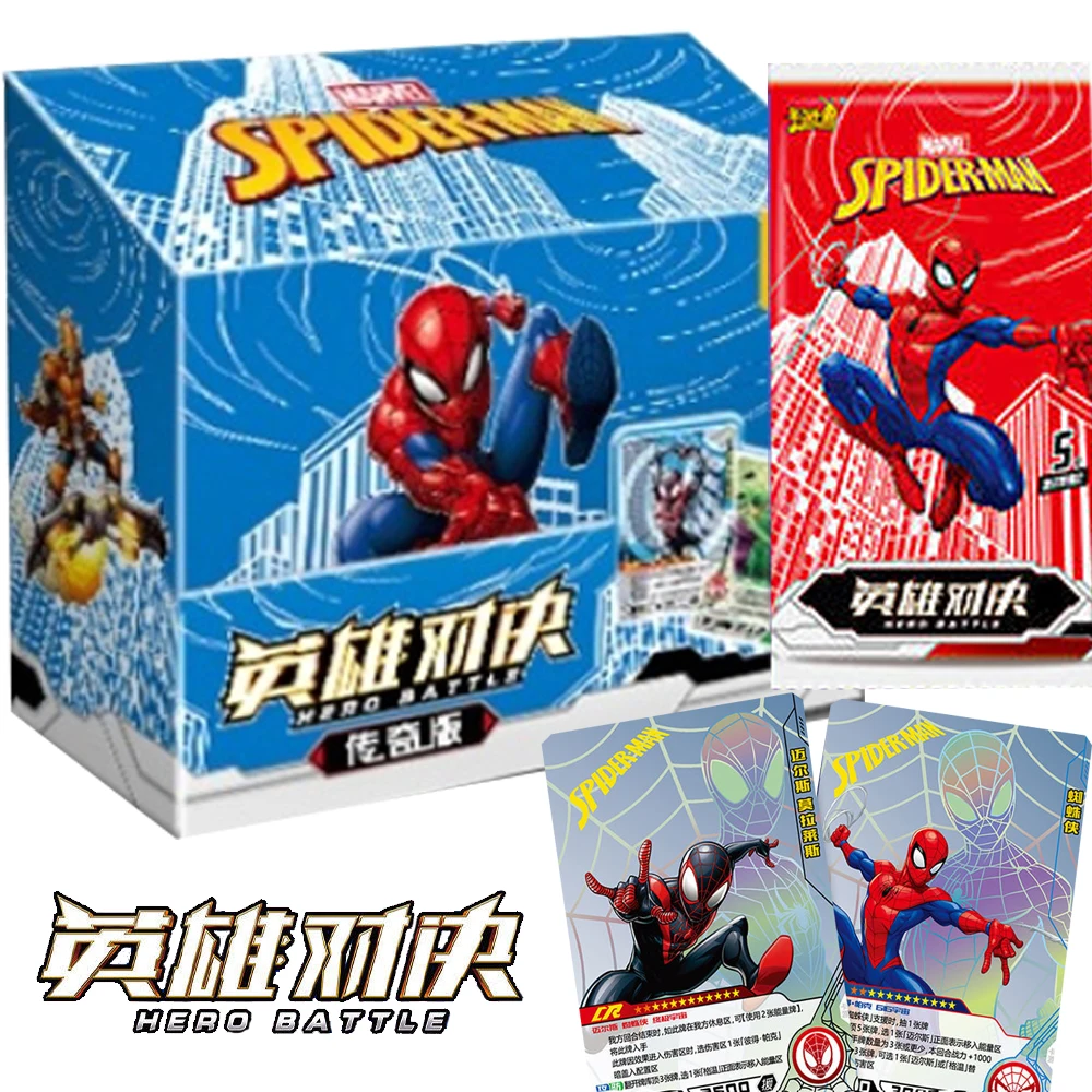 

KAYOU Marvel Genuine Card Collection Hero Duel Legendary Edition Spider-Man High Rarity Exquisite Cards Children Favorite Gifts