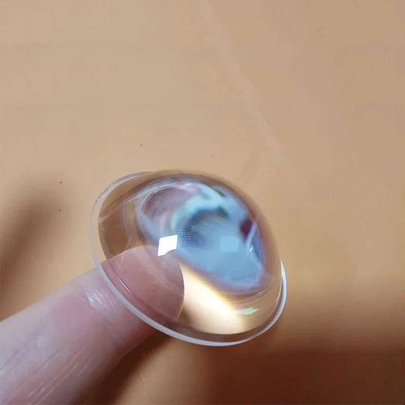 PMMA Planoconvex Lens Diameter 44.8mm~49.3mm with edge Adjustable Focusing Lenses for Optical Instruments LED Lighting