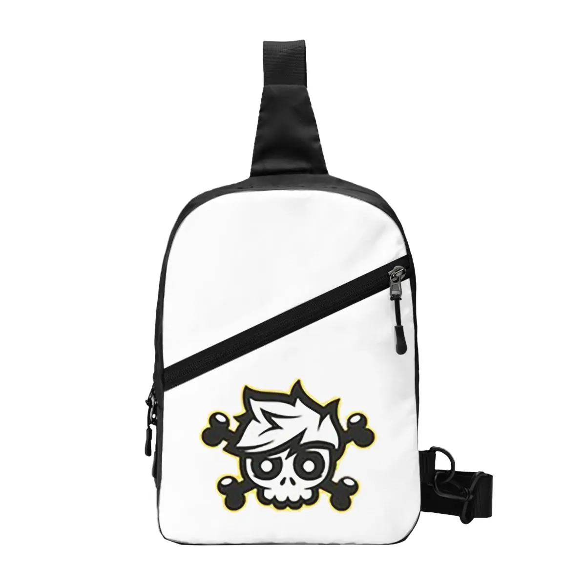 

Crainer Logo Chest Bag Men Sling Crossbody Backpack Chest Bag Travel Hiking Daypack Shoulder Bag