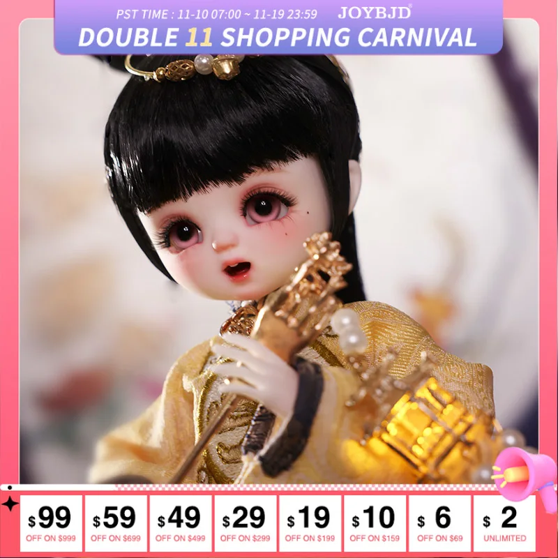 

Fantasy Angel Jubby BJD Doll 1/6 Fullset A Chinese embroidered Hanfu Style Resin Toy