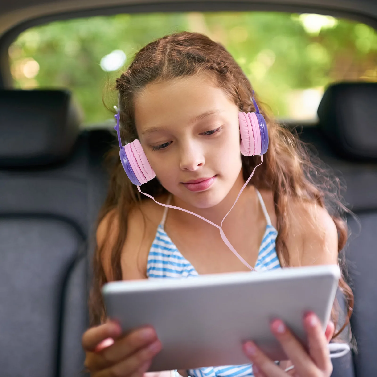 

Dinosaur Headphones Wired Child Computer Earphones Stereo Sound Ergonomic Safe Comfortable Children Headphone Durabl