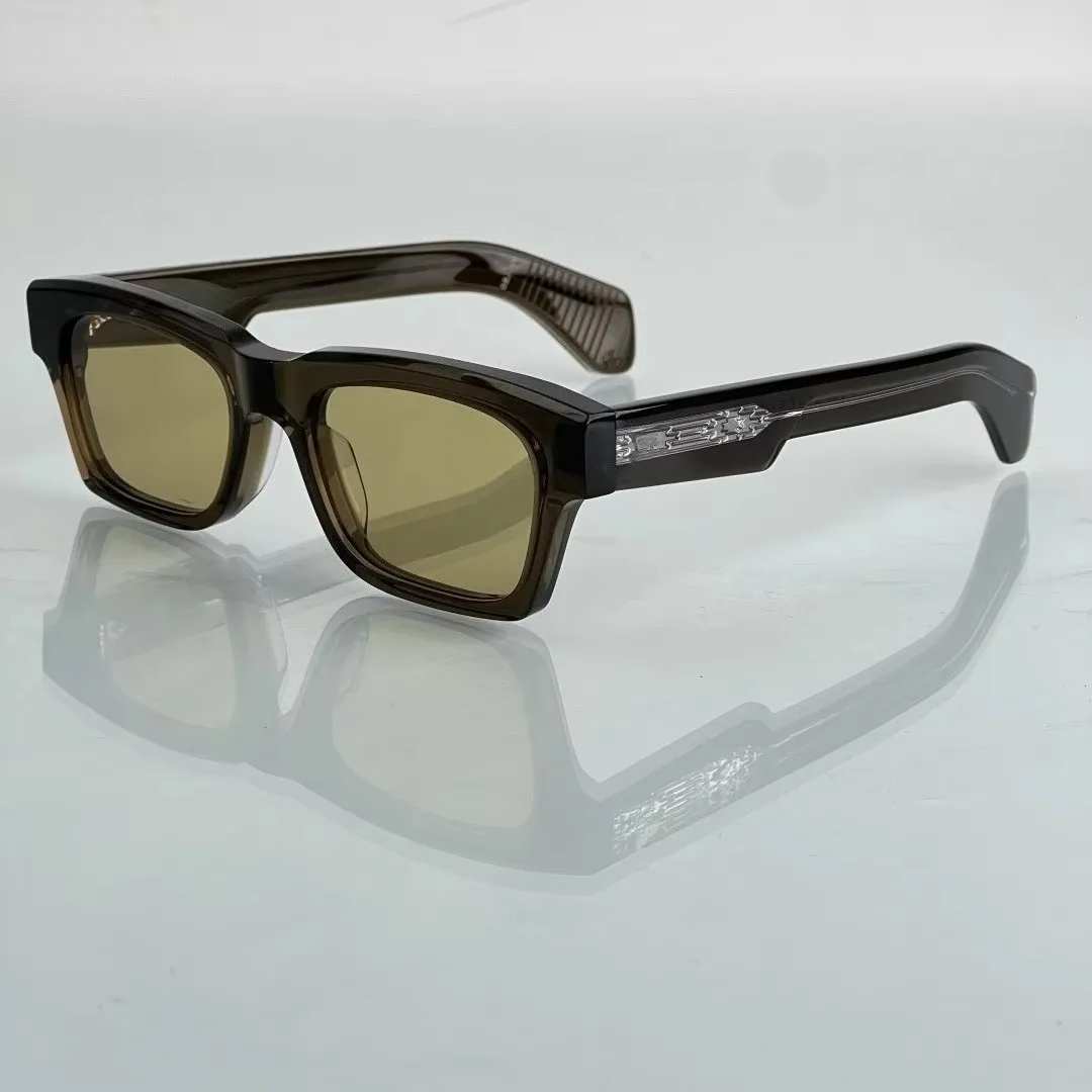 Premium Square Acetate Sunglasses Men Women Japanese Handcrafted Vintage Driving Sun Glasses UV400 Outdoor Eyewear