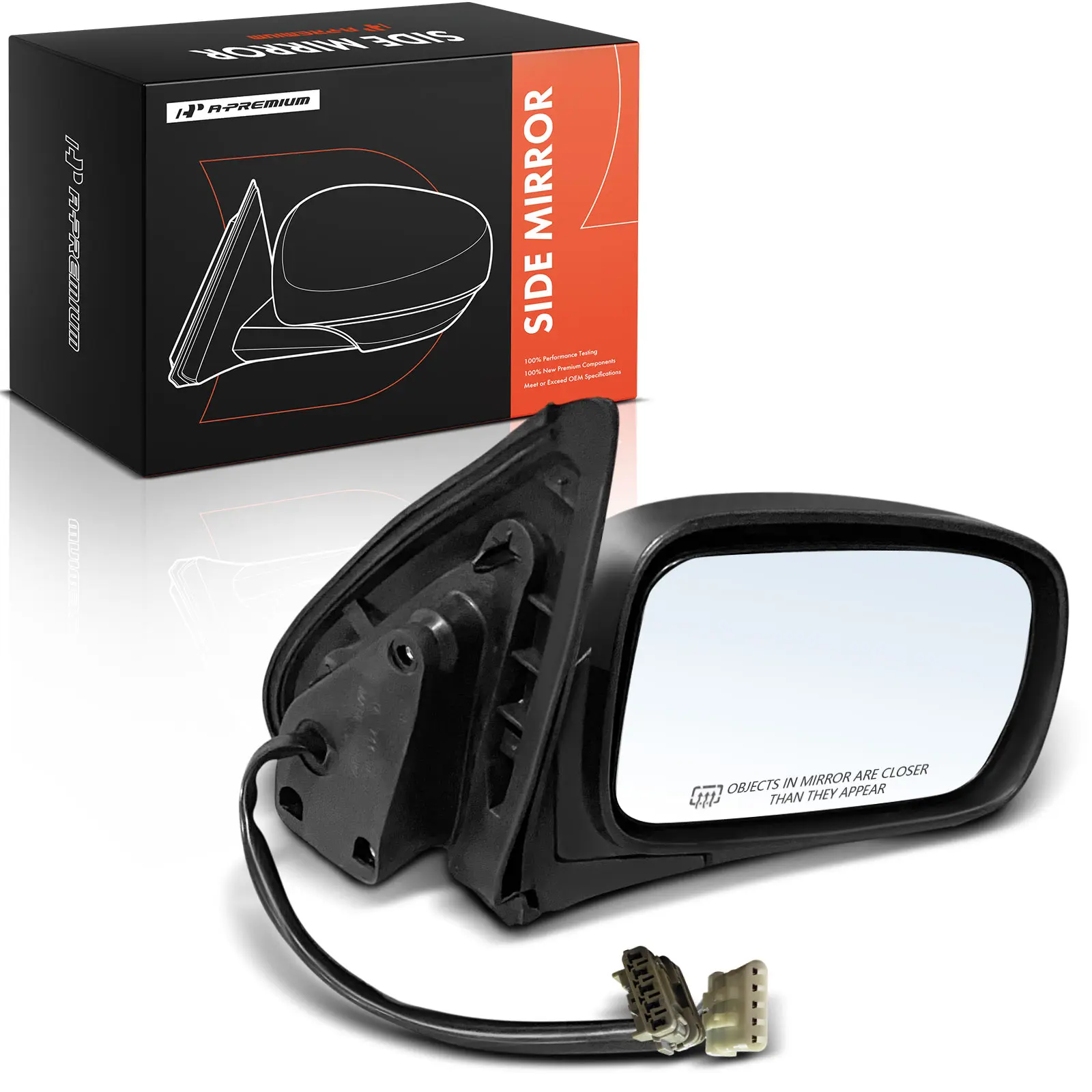 A-Premium Passenger Side Power Door Mirror for Nissan Quest 1999-2002 Mercury Villager 1999-2002 Power Folding Heated