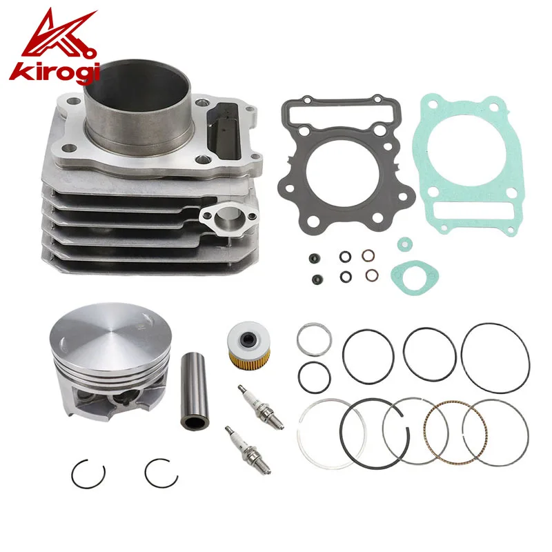 

TRX300 Piston Ring Complete Top End Gasket Rebuild Kit for Honda TRX 300 Fourtrax FW 4x4 2x4 1988-00 12000-HC4-000 12100-HC4-000