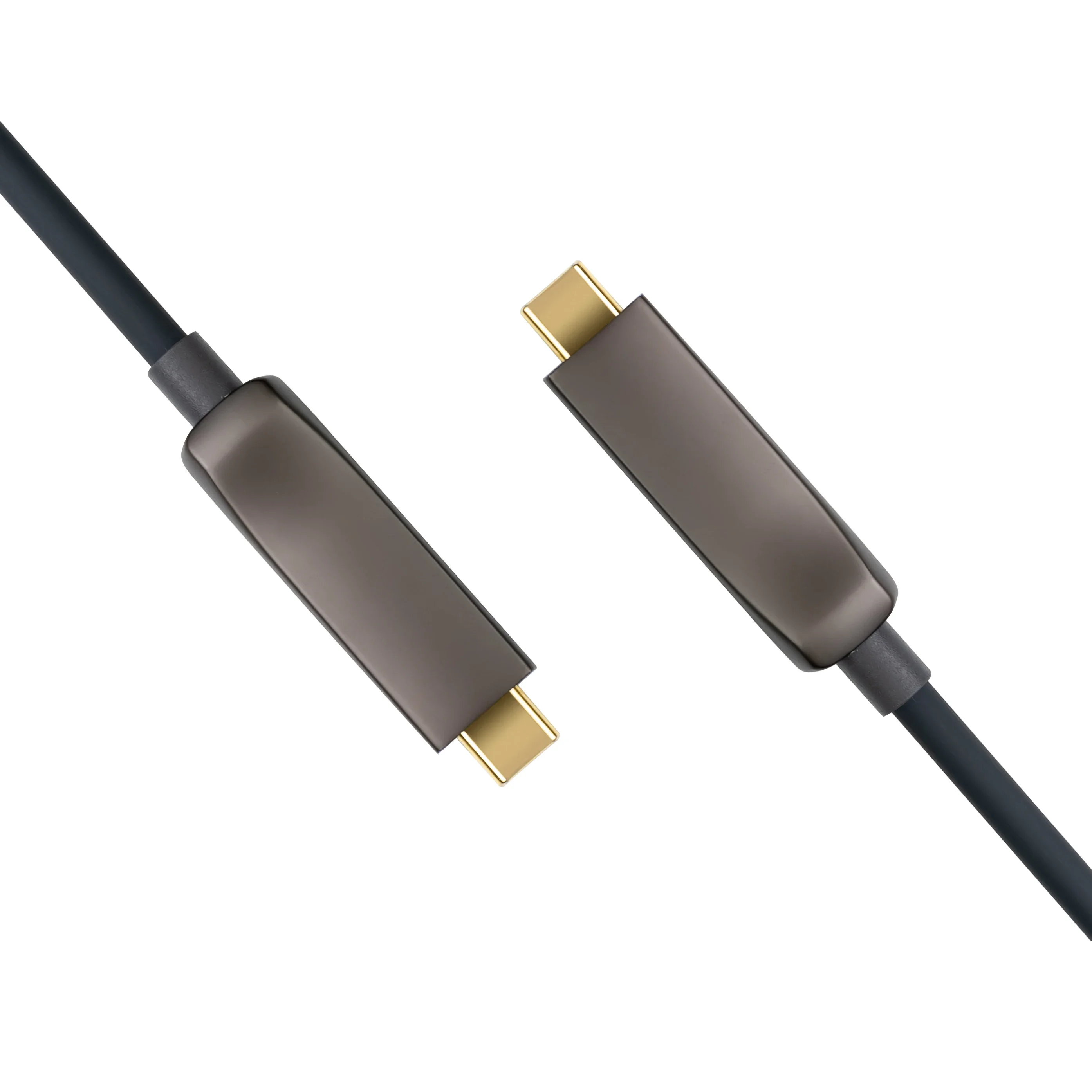 2025, USB 3.2 Typ-C auf Typ-C-Videokabel, Glasfaser übertrifft grau plattierte Anschlüsse, AOC-USB-Kabel