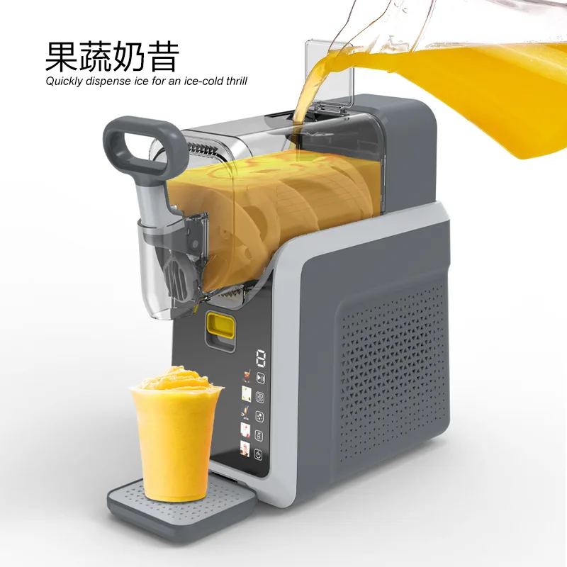 Snow Melter Cold Drink Slush Machine Ice Cream Household Smoothie Beverage Shake Shaver Small Automatic Cleaning