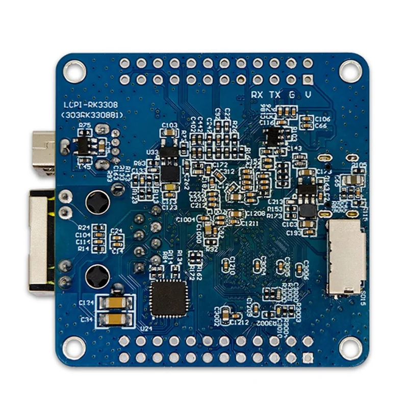 Scheda di sviluppo CPU quad-core A14M LCPI RK3308B Scheda di sviluppo Iot DDR3-2Gbit, supporto porta Ethernet e Wifi